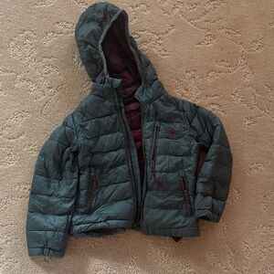 L.L. Bean Kids Dark Green Puffer Jacket